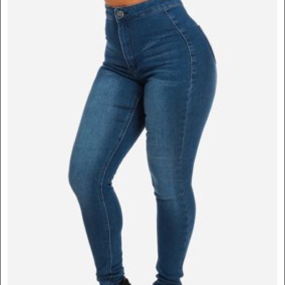 Mōda Xpress Denim - Blue Butt Lifting High Rise Skinny Jean size 11